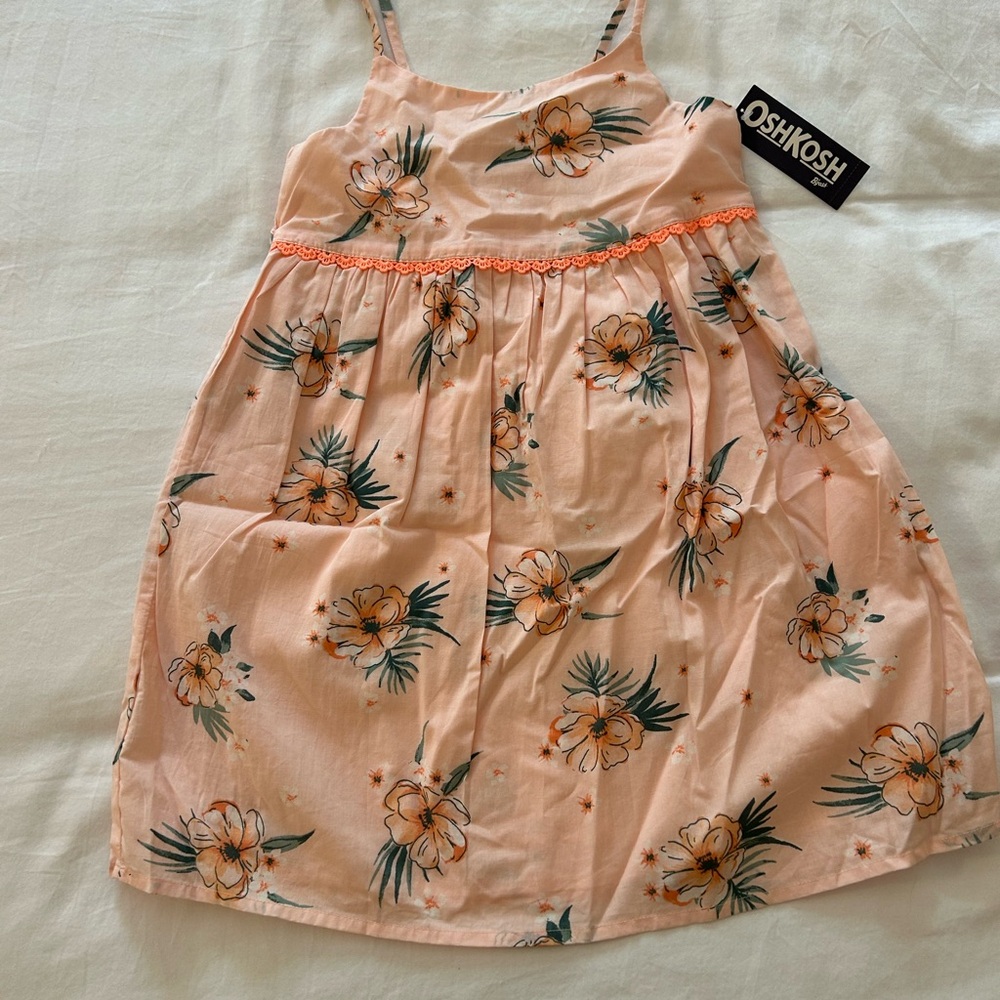 OshKosh B'gosh Peach Floral Sundress
